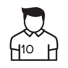 Football player icon
