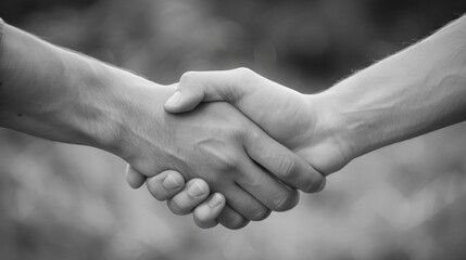Importance of handshakes in business partnerships.