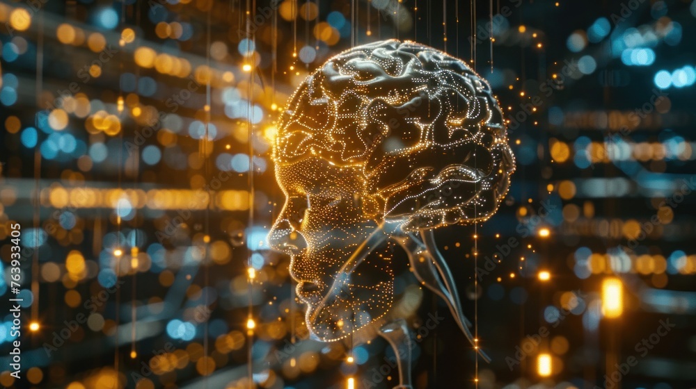 Poster deep learning's role in shaping the future of technology across various fields.