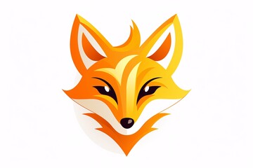 Naklejka premium a cartoon of a fox