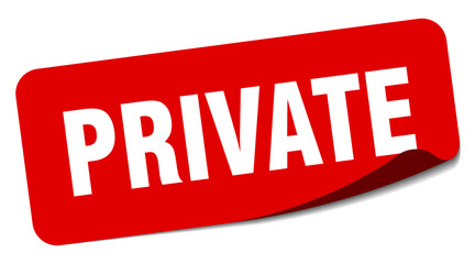 private sticker. private label