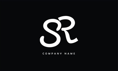 SR, RS, S, R Abstract Letters Logo Monogram