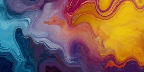 colorful abstract painting background, colored liquid - obrazy, fototapety, plakaty