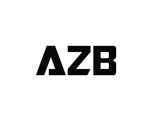 Obraz premium AZB logo design vector template