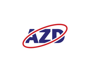 AZD logo design vector template