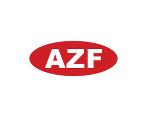 AZF logo design vector template