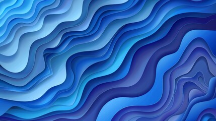 Blue abstract geometric gradient shapes banner with concrete stone pattern illustration