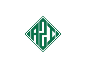 AZI logo design vector template