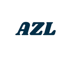 AZL logo design vector template