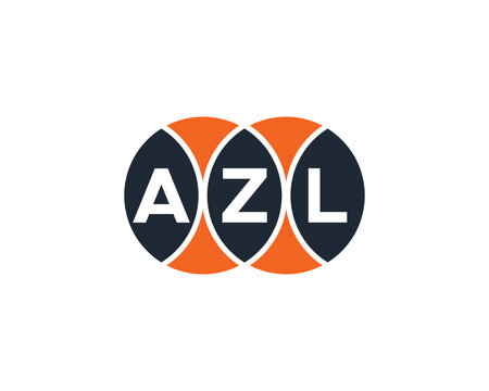AZL logo design vector template