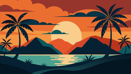 Exquisite Hawaiian Seamless Pattern Background for Vibrant Design