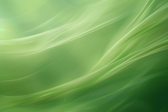 close up horizontal image of a wavy abstract green background