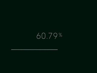 Loading bar processing. Set of percentage loading bar. System software update and upgrade concept.