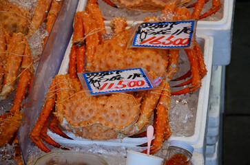 Nijo Market at Sapporo City in Hokkaido