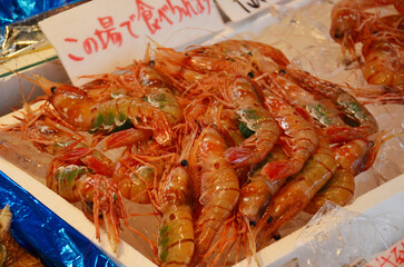 Nijo Market at Sapporo City in Hokkaido