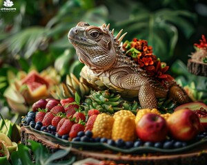 Terrestrial reptiles inspire a unique Food and Drink menu for a Community Church event celebrating creation is diversity