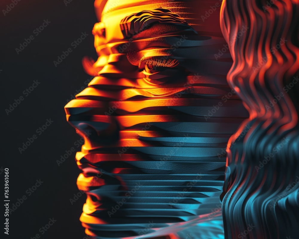 Fototapete depth and dimension add depth and dimension to an image by using a dark background making the subjec