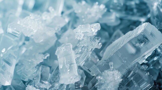 Close up of a pile of methamphetamine crystals