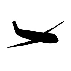airplane silhouette vector