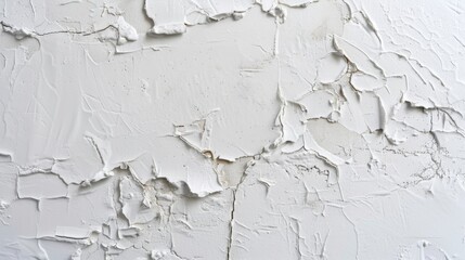 KS White wall with decorative stucco texture background