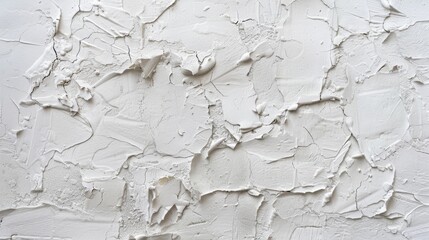 KS White wall with decorative stucco texture background