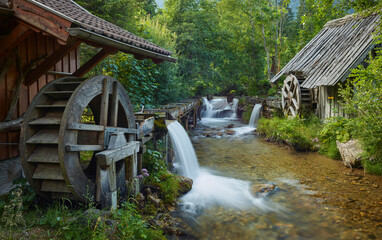 alte Wassermühlen, Bodental, Kärnten, Österreich