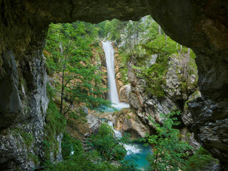 Tschaukofall, Tscheppaschlucht, Kärnten, Österreich