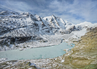 Pasterze und Großglockner von der Kaiser Franz Josef Höhe, Kärnten, Österreich