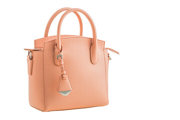 Beautiful elegance and luxury fashion pink women handbag