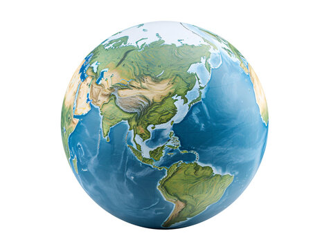 a globe with a map of the world