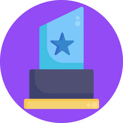 The Award icon in the Cinema category symbolizes cinematic excellence, honoring outstanding achievements in filmmaking and storytelling. - obrazy, fototapety, plakaty