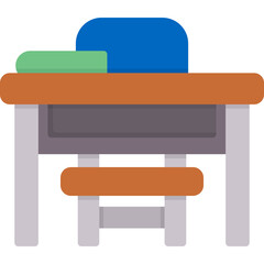 School Desk Icon