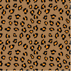 vector seamless Cheetah Print  pattern