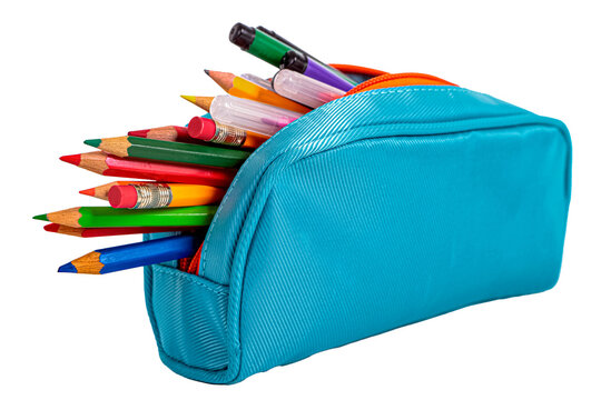 Pencil case isolated