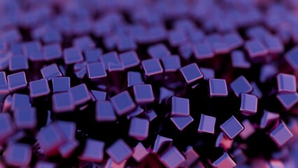 Textured Expanse: A Study in Purple Geometry
