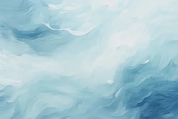Fotobehang Abstract brush strokes watercolor white blue background. © ภวัต สายวงค์