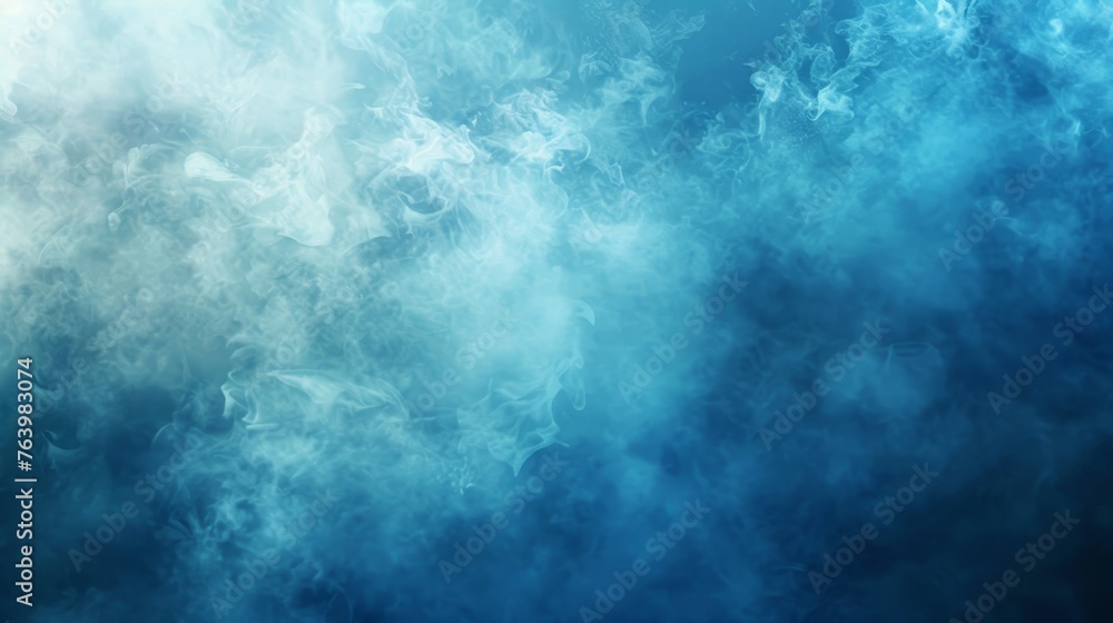 Aufkleber abstract blue smoky background with gradient texture for creative projects and design presentations
