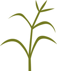 cartoon grass illustration.