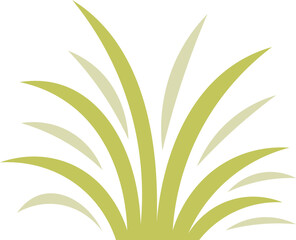 cartoon grass illustration.