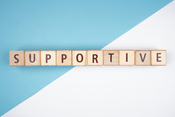 Supportive Words of Encouragement Isolated Background