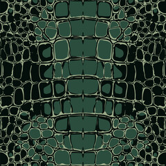 Alligator skin pattern design. Crocodile skin pattern. Alligator spots print vector illustration background