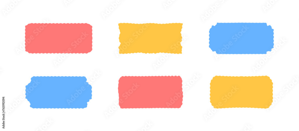 Poster hand-drawn doodle frames. set of the vector text boxes isolated on a transparent background. quote f