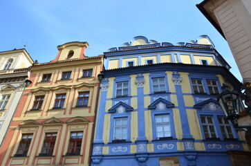 Fototapeta na wymiar old town of prague with a beautiful view, czech republic
