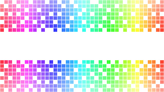 Abstract mosaic colorful pixels background of geometric shapes simple flat style. Vector pattern. ready to use for cloth, wrap and other.