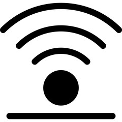 Wifi icon - obrazy, fototapety, plakaty