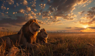 Foto op Plexiglas Lions © Annika