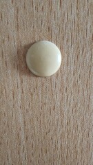 egg on a wooden surface