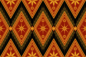 Ethnic pattern.beautiful pattern. folk embroidery,bohemian style,aztec geometric art ornament print.ethnic abstract Inkatha art.Seamless fabric.design for fabric, carpet, wallpaper, clothing	