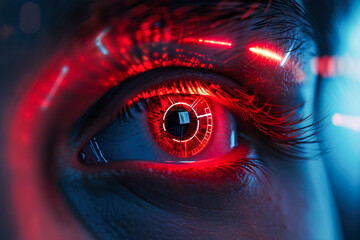 A secure login page on a futuristic device