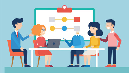 scrum board meeting business team planning tasks vector .eps